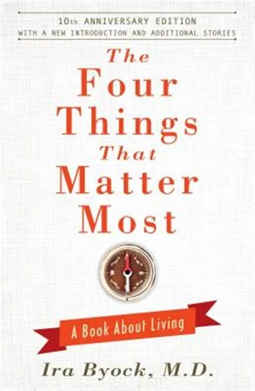 Обкладинка книги Ira Byock «The Four Things That Matter Most»
